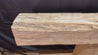 Reclaimed Barn Wood Hand Hewn Fireplace Mantel Top and Front Faces